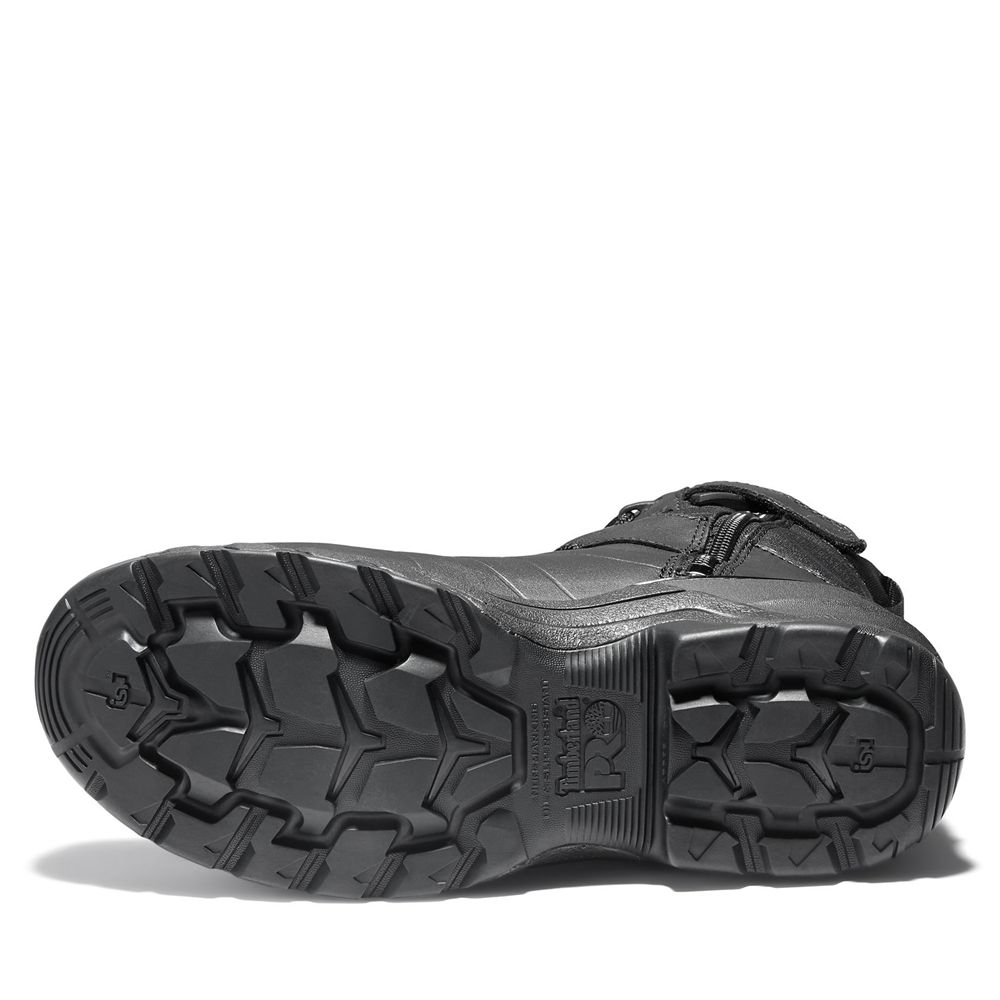 Botas de Trabajo Timberland Hombre Pro® Hypercharge 8\" Soft Toe Negras - Chile OWK-327495